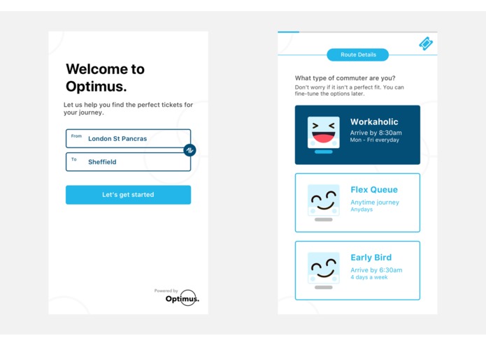 Optimus – screenshot 2