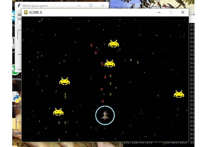 Retro Spce Invader with MBED – screenshot 1