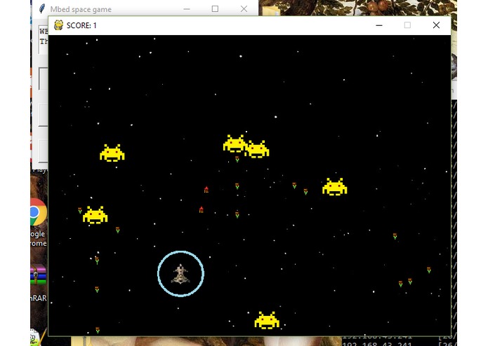 Retro Spce Invader with MBED – screenshot 2
