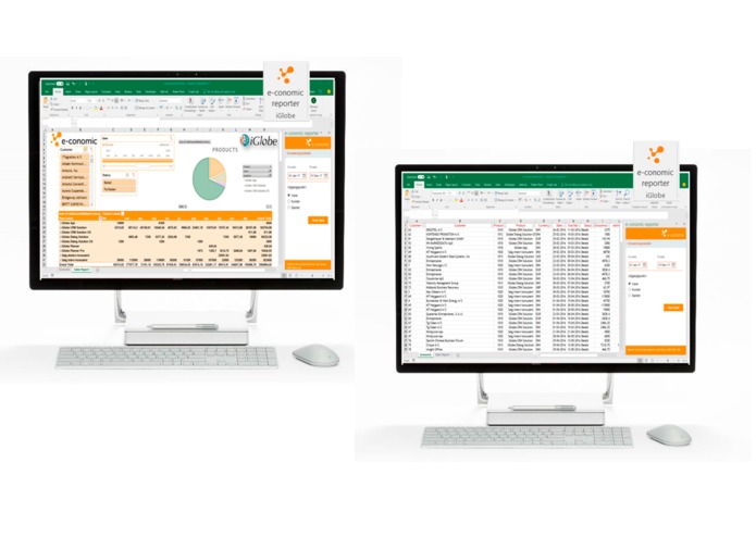 e-conomic Reporting Tool – screenshot 1