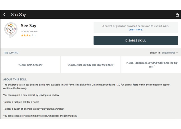 See Say – screenshot 3