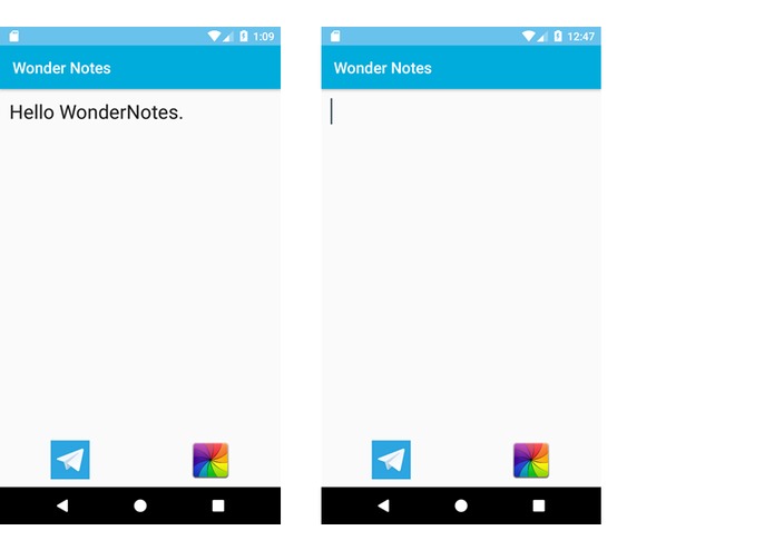 WonderNotes – screenshot 2