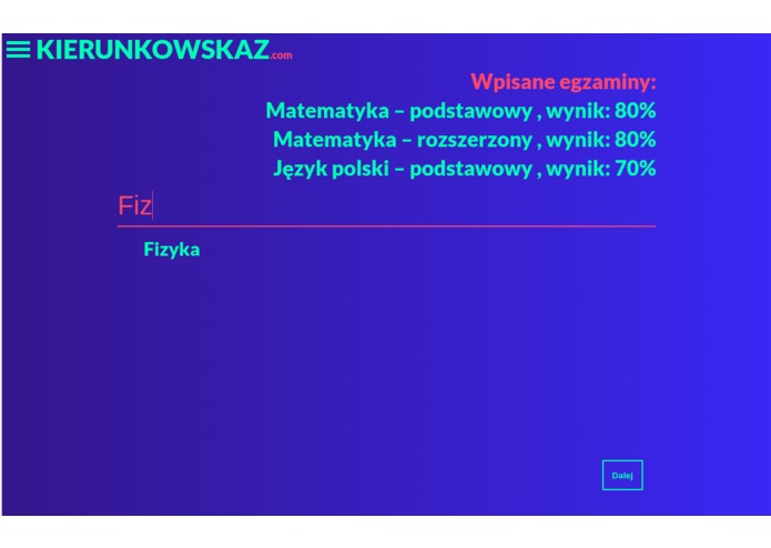 Kierunkowskaz – screenshot 2