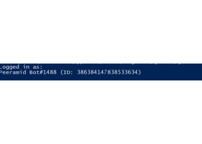 Peeramid Bot – screenshot 1