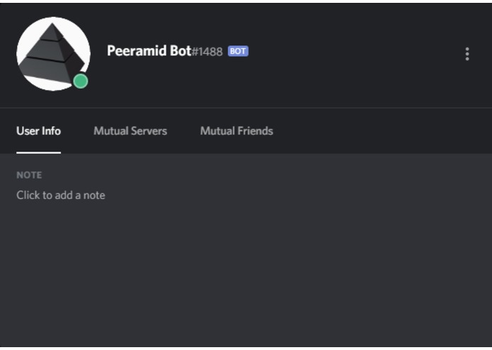 Peeramid Bot – screenshot 2