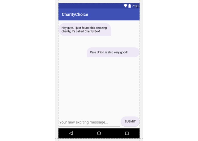 CharityChoice – screenshot 2