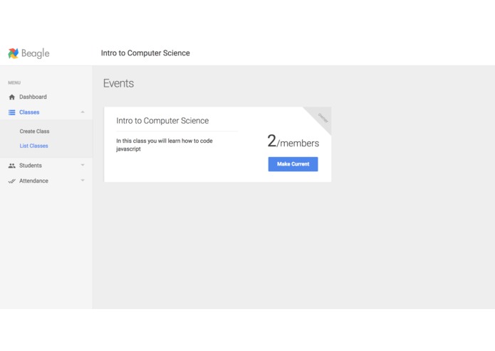 AttendApp – screenshot 1