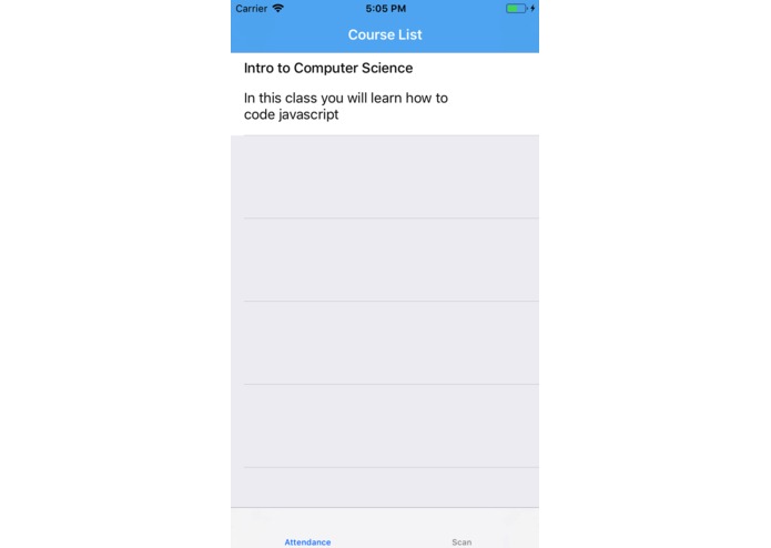 AttendApp – screenshot 4