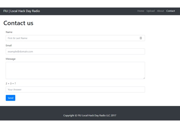 FIU Local Hack Day Radio – screenshot 1