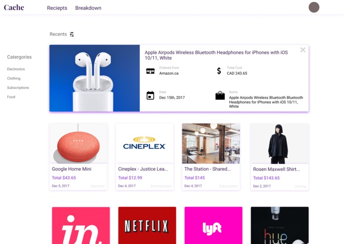 Cache – screenshot 2