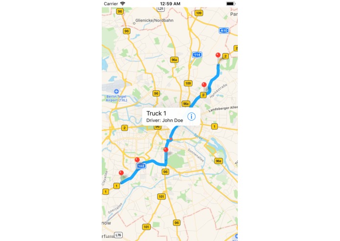 Blockchain Fleet Manager – screenshot 1
