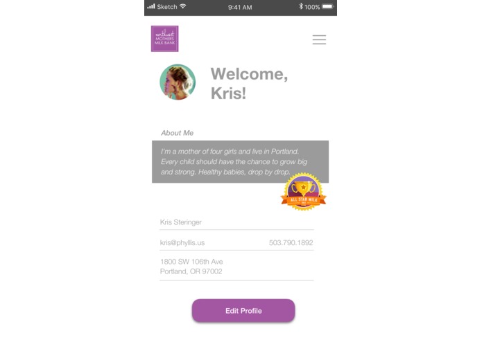Drop by Drop:  NW Milk Bank Donation WebApp – screenshot 6