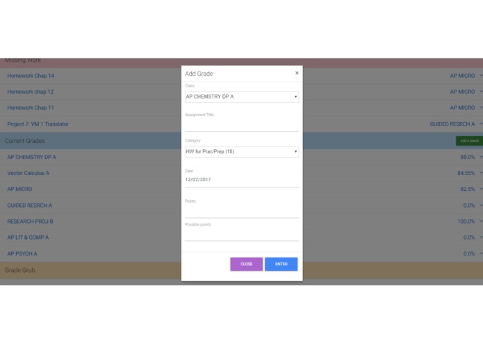 GradePortal – screenshot 3