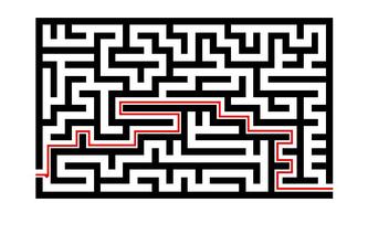 Maze image solver
