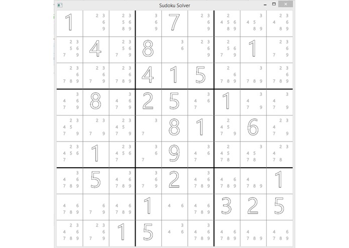 SudokuSolver – screenshot 1