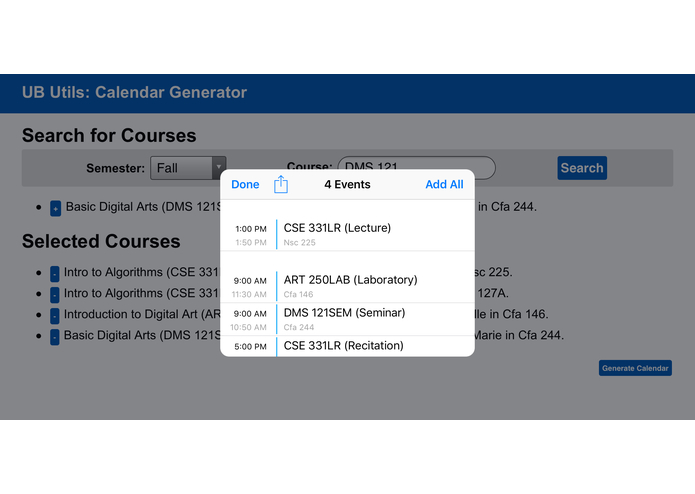 Calendar Generator – screenshot 2