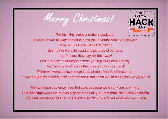 PostCardGeneratorSimulator (PCGS) – screenshot 4