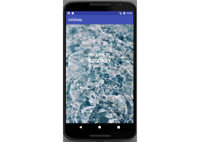 H2ODaily – screenshot 1