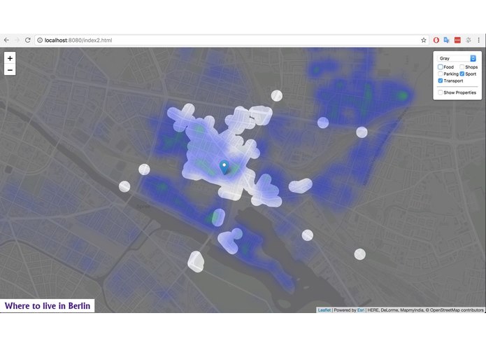 Where to live in Berlin – screenshot 1