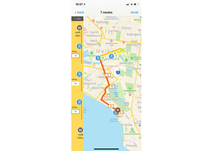 Melbourne Public Transport – screenshot 4