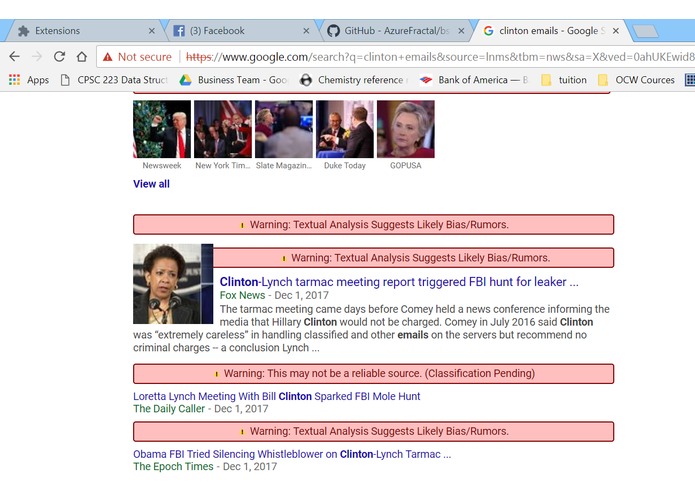 NewsCheck – screenshot 1