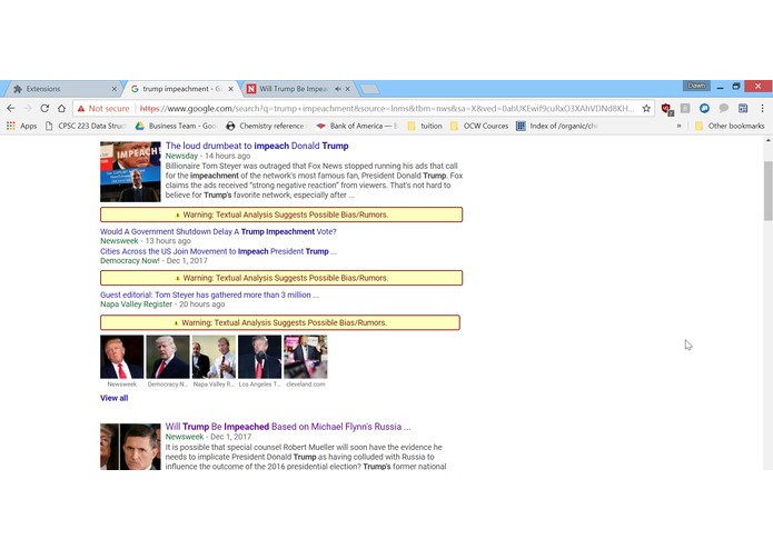 NewsCheck – screenshot 2