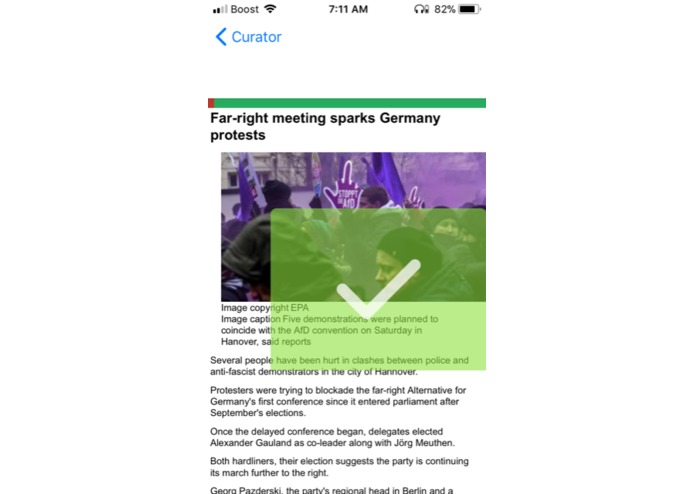Cura News Reader – screenshot 5