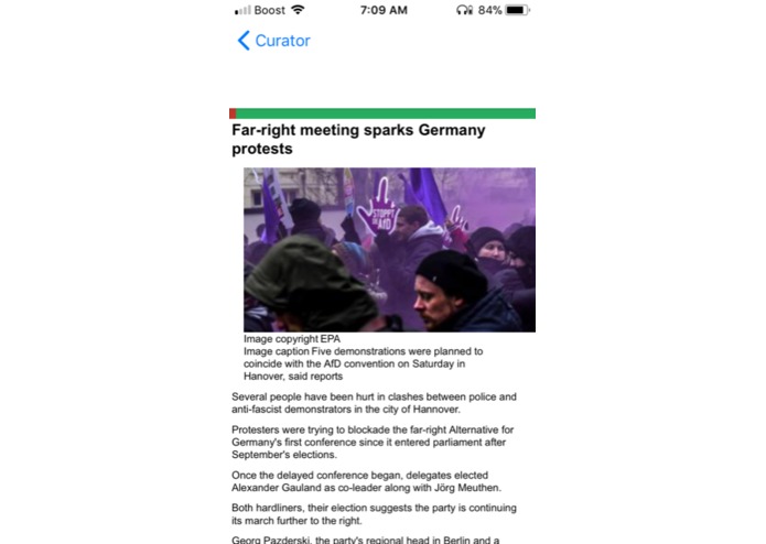 Cura News Reader – screenshot 4