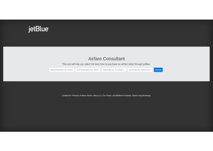 JetBlue Airline Consultant – screenshot 1