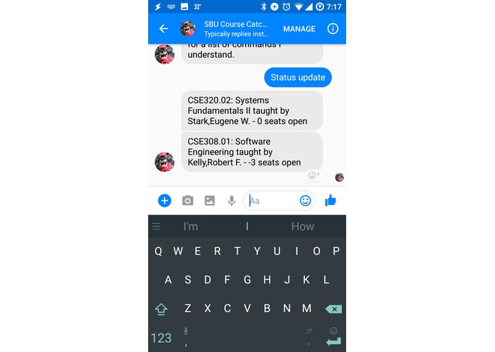 SBU Course Catcher – screenshot 5