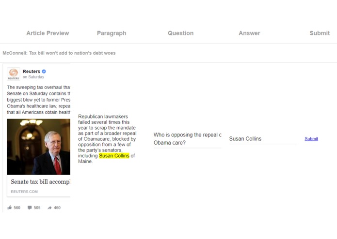 trending-news-annotator – screenshot 1