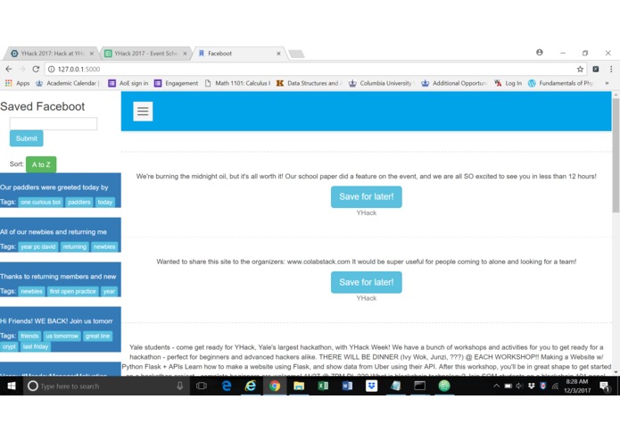 faceboot – screenshot 1