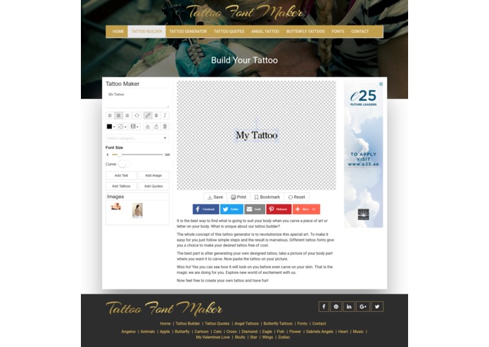 Tattoo Maker – screenshot 1