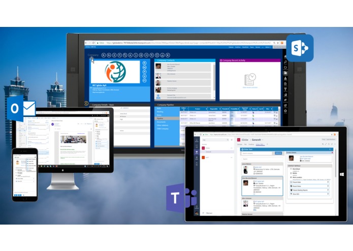 iGlobe CRM App for Microsoft Teams – screenshot 3