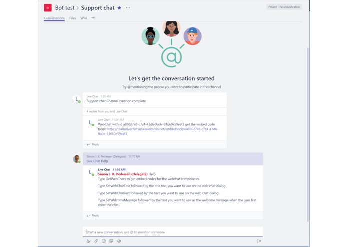 Live Web Chat for Microsoft Teams – screenshot 5