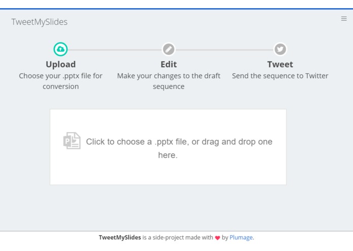 TweetMySlides – screenshot 3