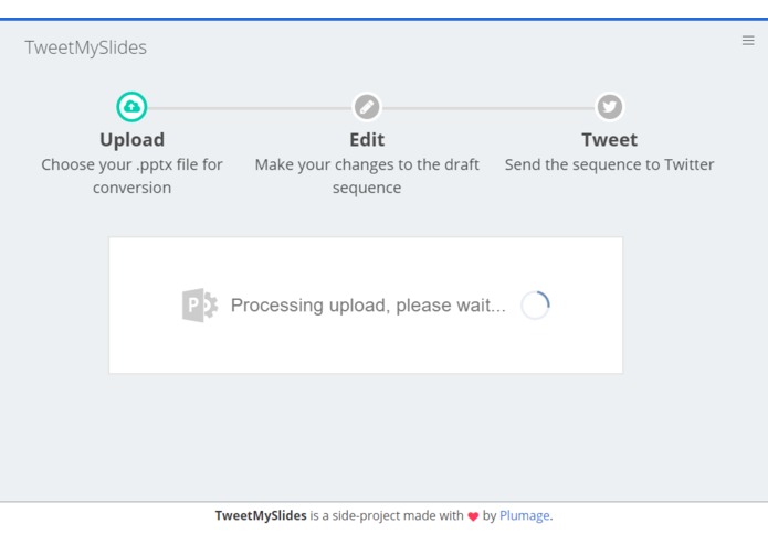 TweetMySlides – screenshot 4
