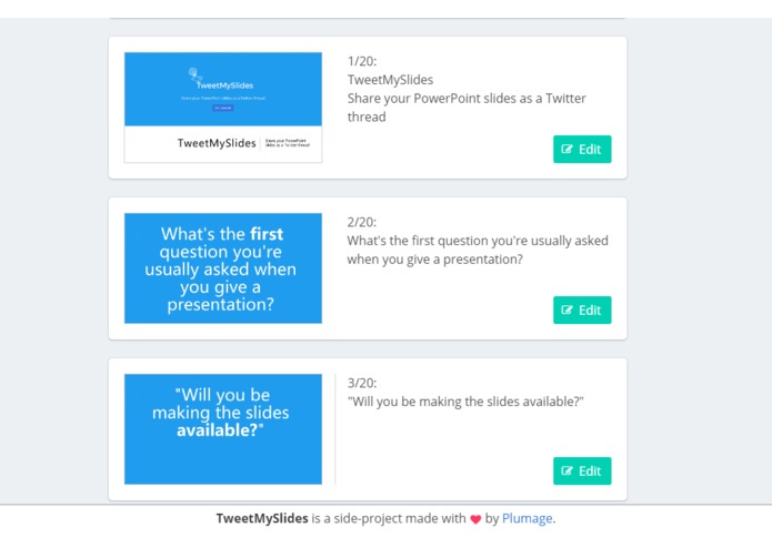 TweetMySlides – screenshot 6