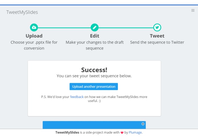 TweetMySlides – screenshot 11
