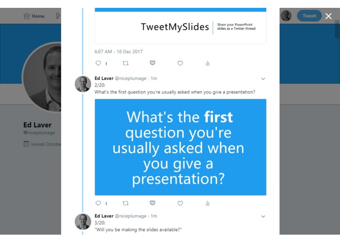 TweetMySlides – screenshot 14
