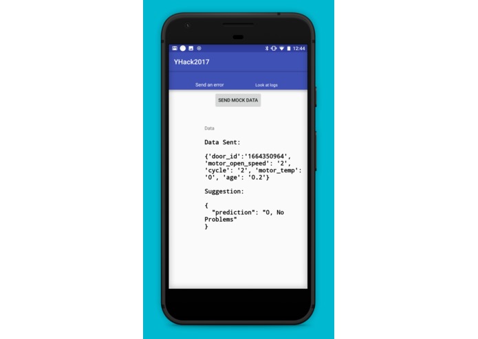 YHack2017 – screenshot 1
