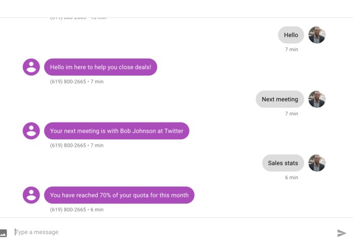 SalesIQ – screenshot 1