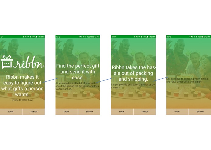 Ribbn Gifting App – screenshot 1