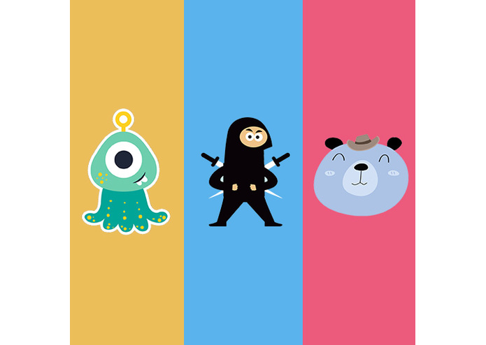 Alien, Ninja, Bear – screenshot 1