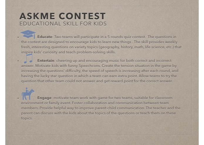 AskMe Contest - Educational Skill For Kids – screenshot 2