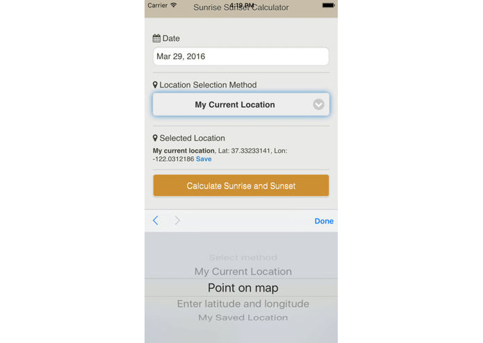 Sunrise Sunset Calculator – screenshot 7