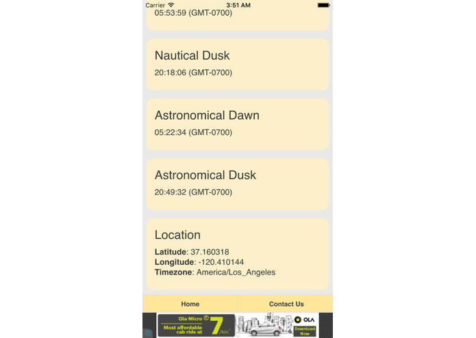 Sunrise Sunset Calculator – screenshot 10