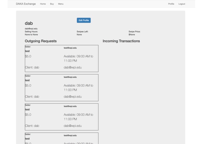 DakaExchange – screenshot 3