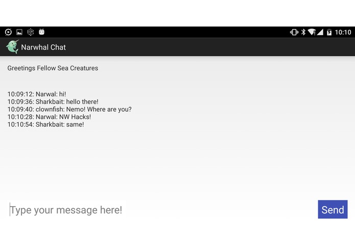 Narwhal Chat – screenshot 1