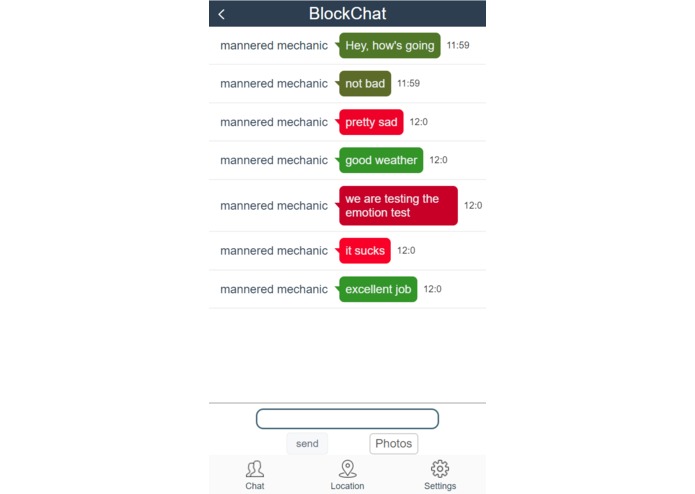 Block-Chat – screenshot 4